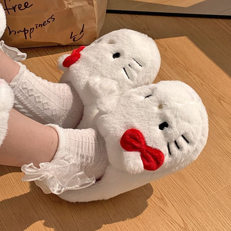 KittyWrld Fluffy Slippers