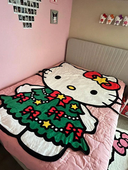 KittyWrld Christmas Blanket