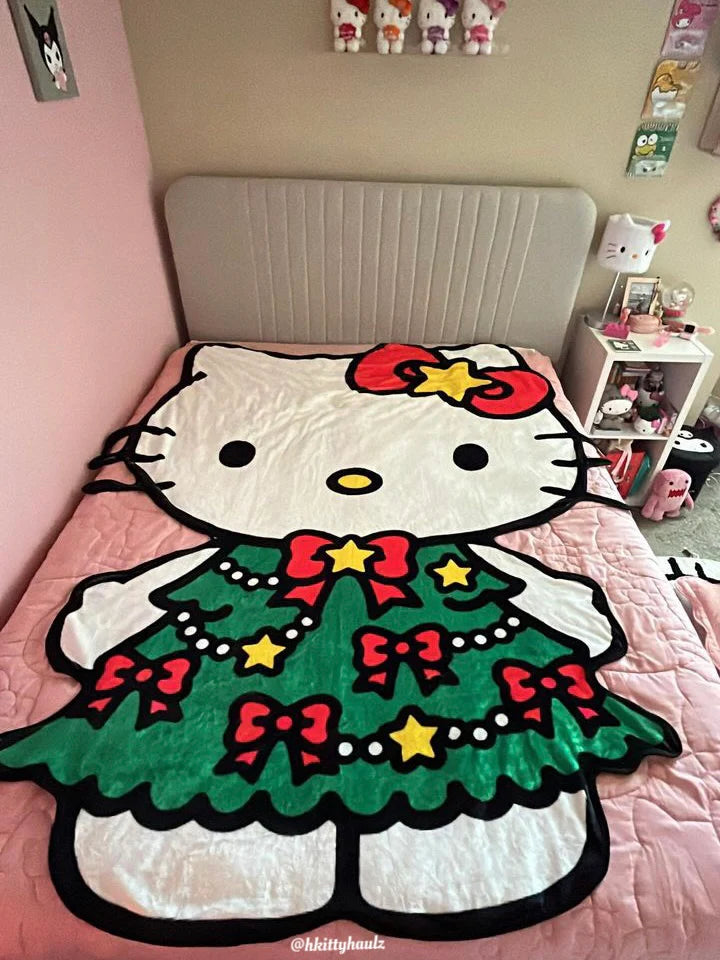 KittyWrld Christmas Blanket