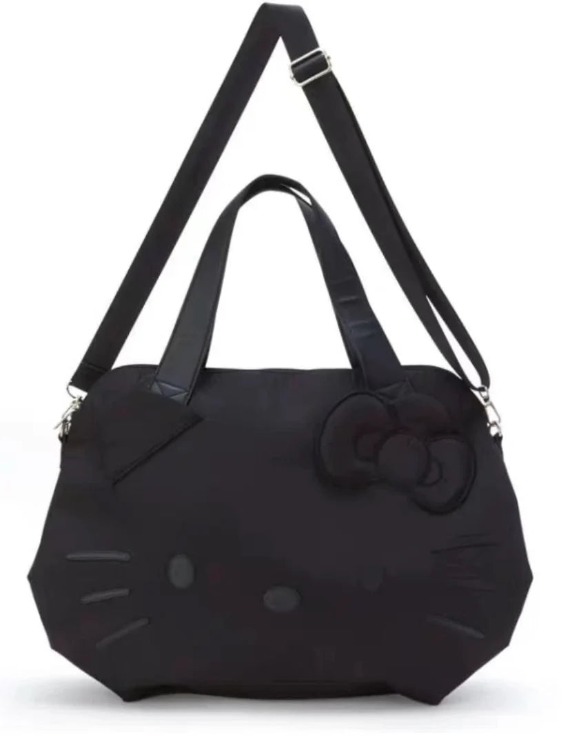 KittyWrld Black Large WaterProof Travel Tote Bag