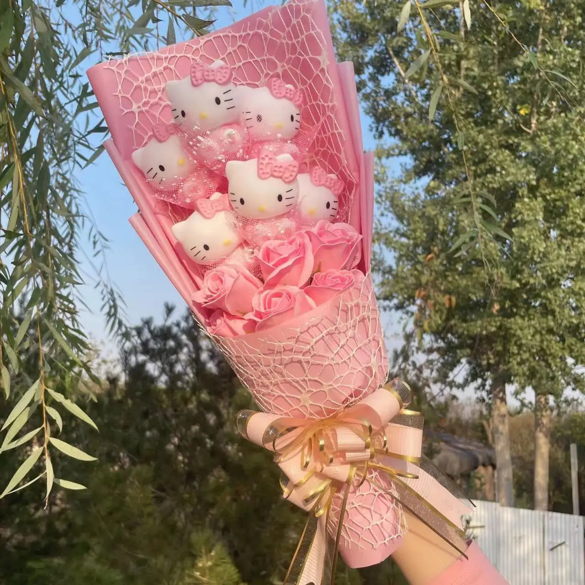 KittyWrld Love Plush Bouquet