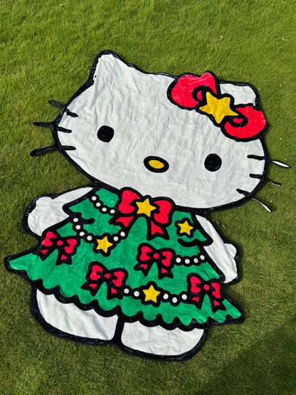 KittyWrld Christmas Blanket