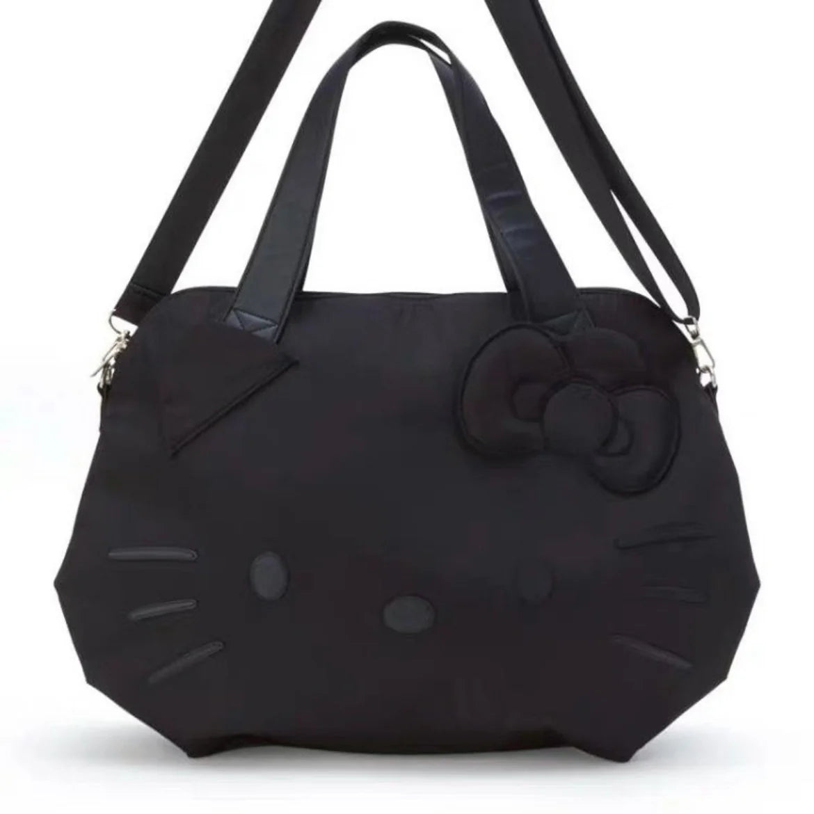 KittyWrld Black Large WaterProof Travel Tote Bag